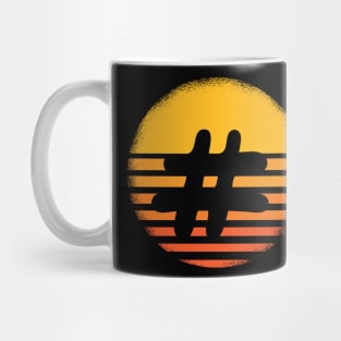 Vintage Hashtag Mug